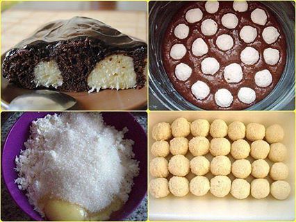 Шоколадный пирог с творожными шариками - демонтаж-самара.рф