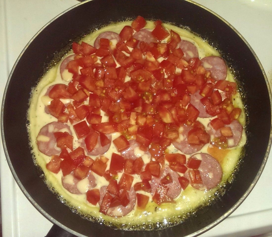 пицца в духовке колбаса сыр помидор фото 107